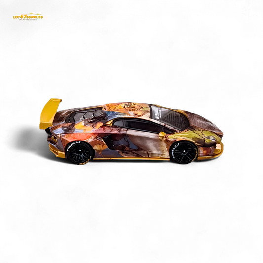 King Model Lamborghini Aventador LP700-4 LB 1.0 Tiger Racing Sports 1:64