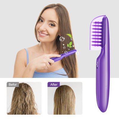 Electric Detangling Hair Brush with Scalp Massage, Anti-Knot Comb