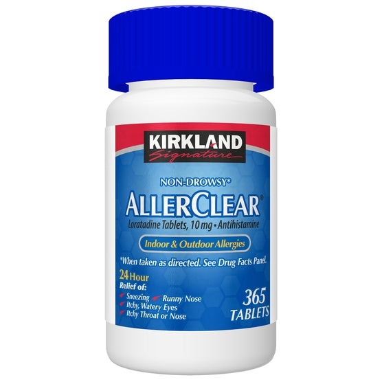 Kirkland Signature Non-Drowsy AllerClear 10 mg – 365 Tablets