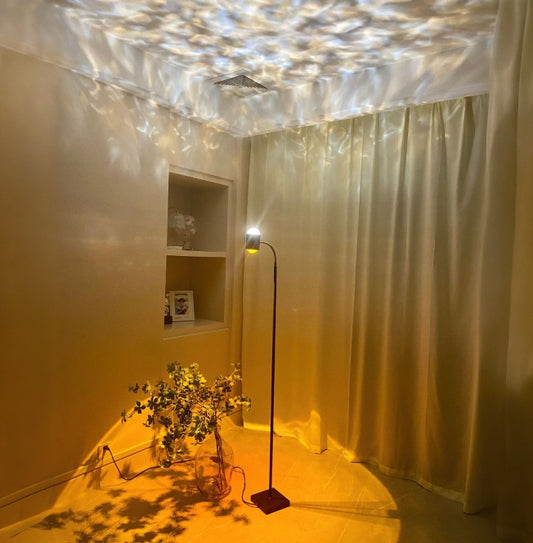 EP LIGHT Dual Head Floor Lamp Sunset Aurora Projector Lights, Ambient Night Lights