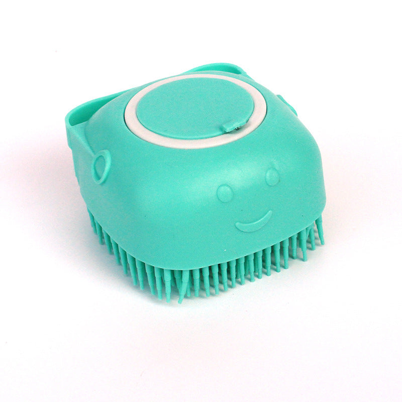 Silicone Dog Bath Massage Gloves Brush – Pet Grooming & Shampoo Comb for Dogs & Cats