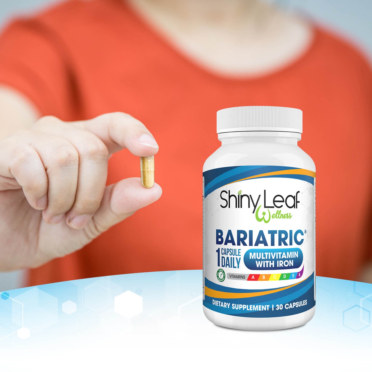 Bariatric Multivitamins with 45mg Iron 1 capsule a day