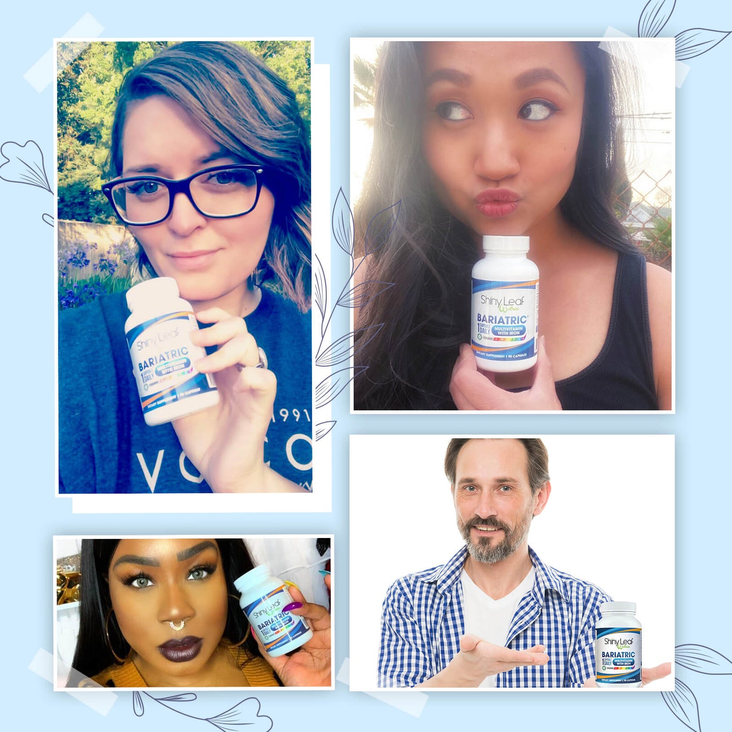 Bariatric Multivitamins with 45mg Iron 1 capsule a day
