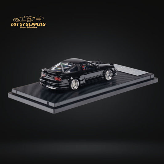 MicroTurbo Custom 180SX Type X Metallic Black 1:64 MT64180SXBLK