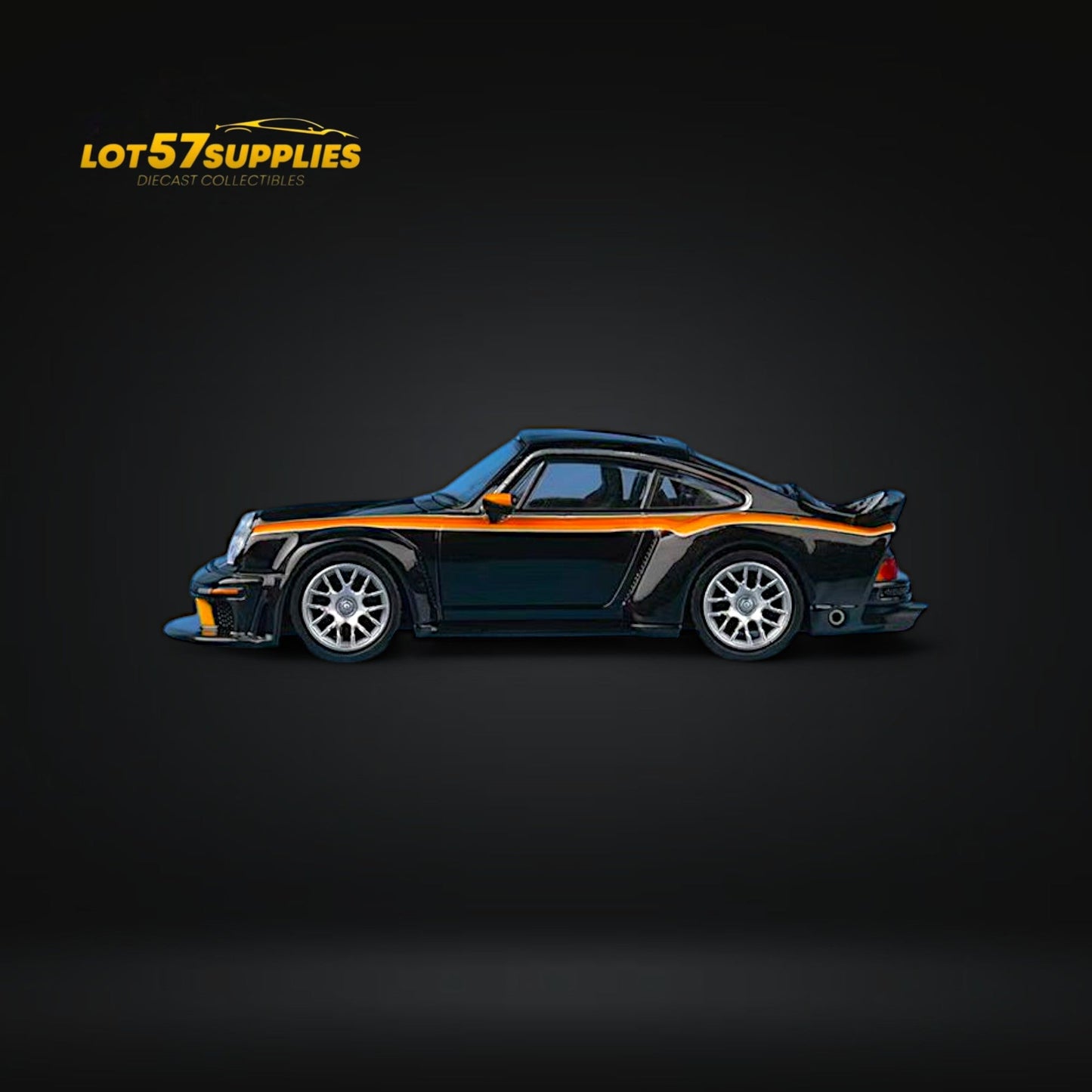 (Pre-Order) Findclassically Singer DLS Turbo Low Tail Black Pearl Road Version 1:64