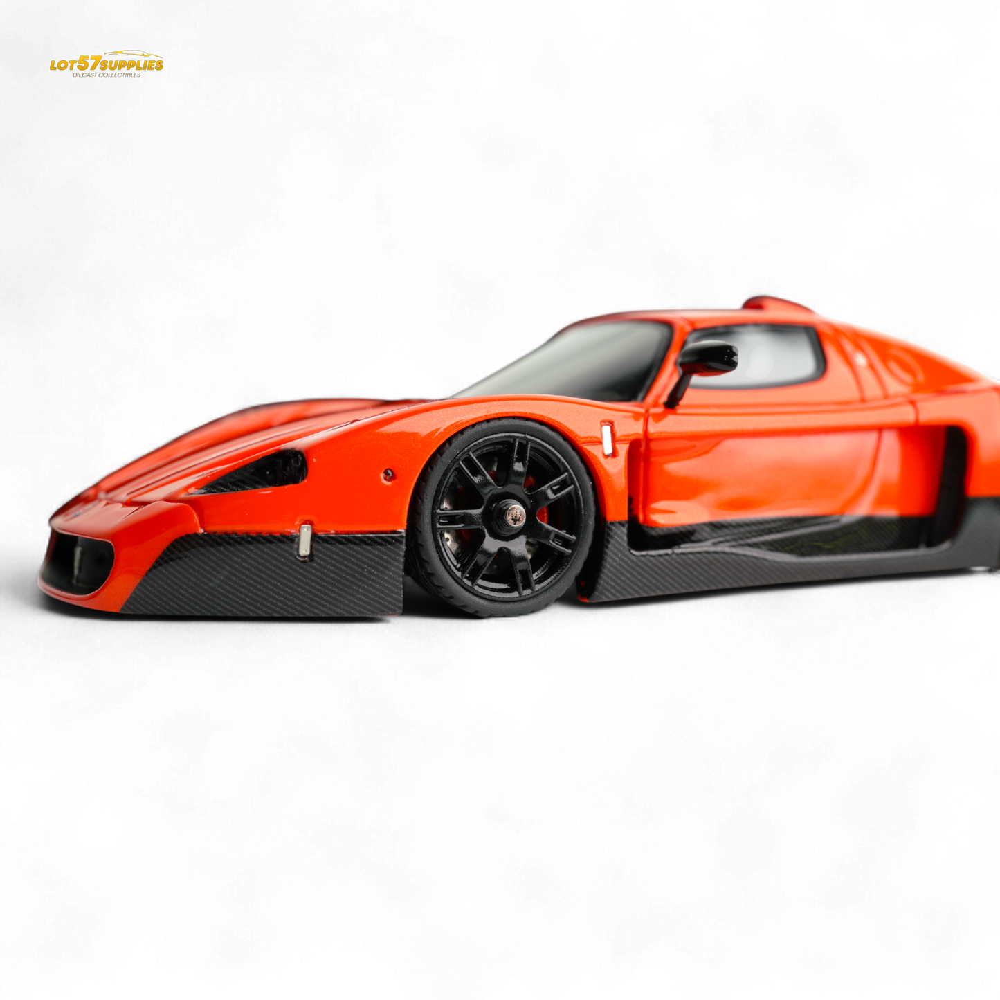 YM Model Maseti MC12 Stradale Corsa 2-Tone Orange - Carbon FIber - Resin 1:64
