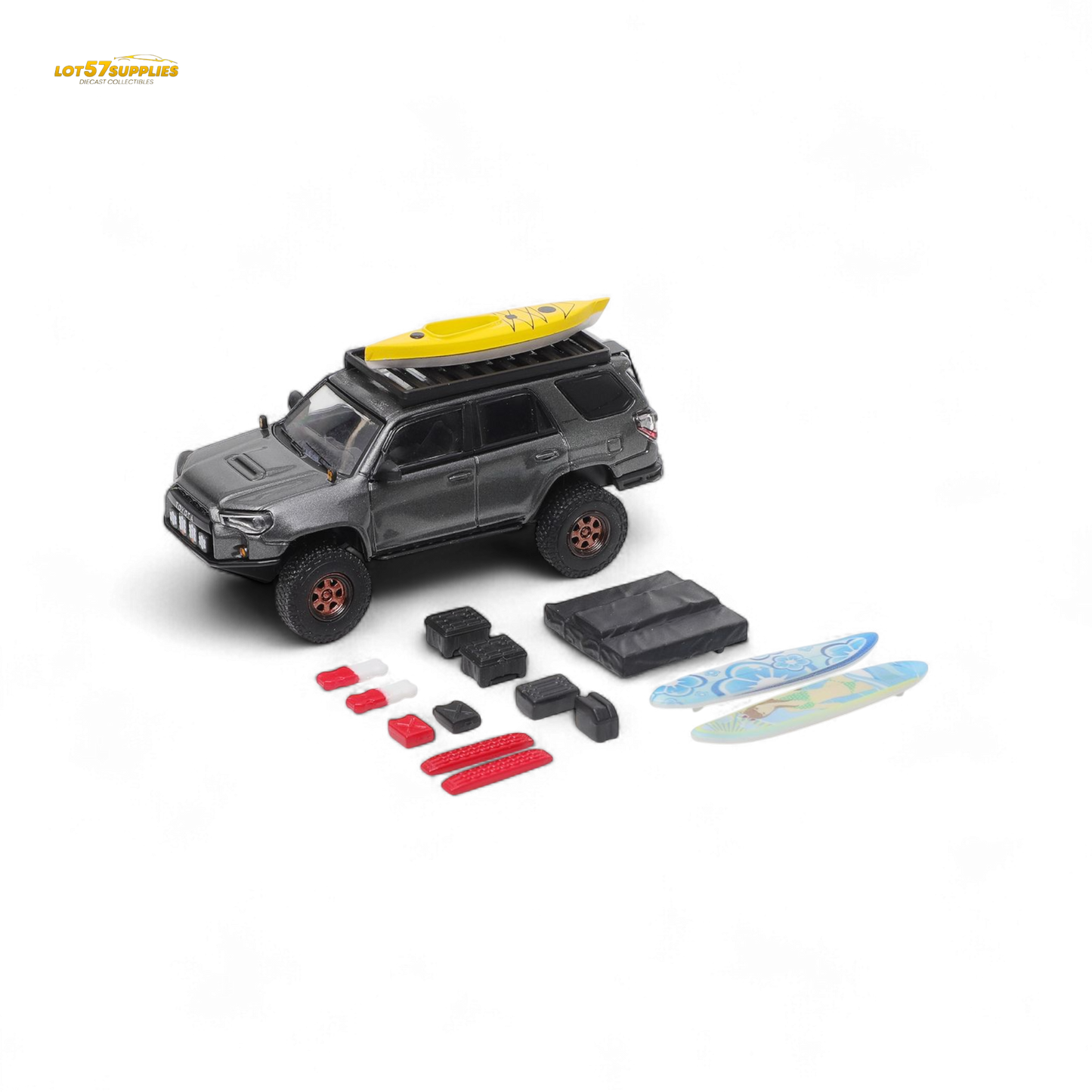 GCD Toyota Speed Master 4 RUNNER – Gray 1:64