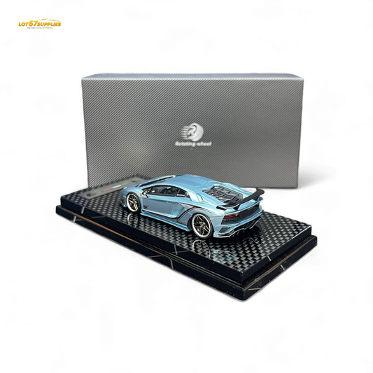 Rotating Wheel Rowen Aventador S - Ice Blue 1/64