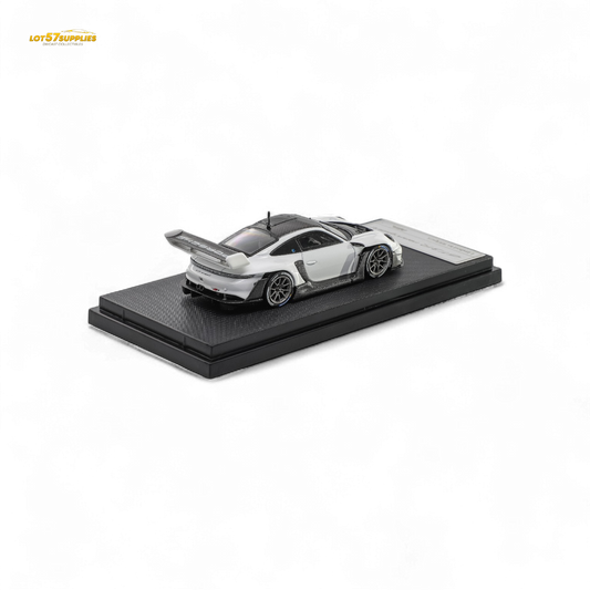 (Pre-Order) HKM 911 (992) GT3 R Rennsport - White/Carbon Hood 1:64