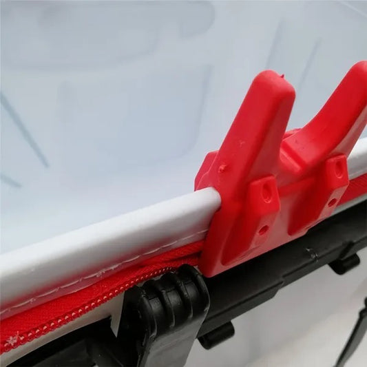 8-Piece Fishing Organizer Set Adjustable Rod Holders