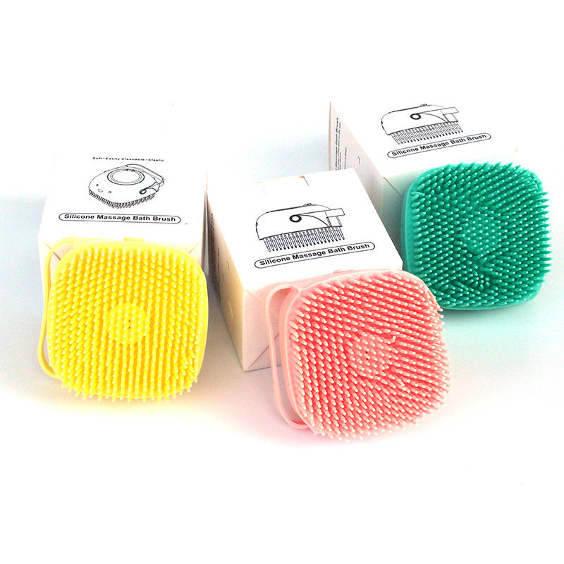 Silicone Dog Bath Massage Gloves Brush – Pet Grooming & Shampoo Comb for Dogs & Cats