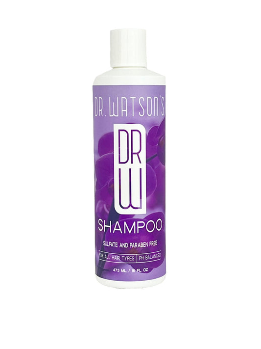 Dr. Watson's Hair Care | Shampoo & Conditioner Bundle | Sweet Pea | 16 Oz Each