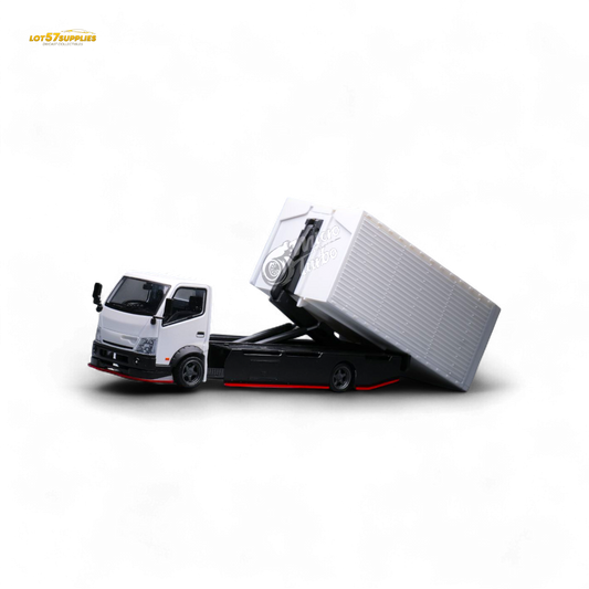 MicroTurbo HINO 300 Custom Wing Truck Limited to 1,000 Pcs & Stickers Included 1:64