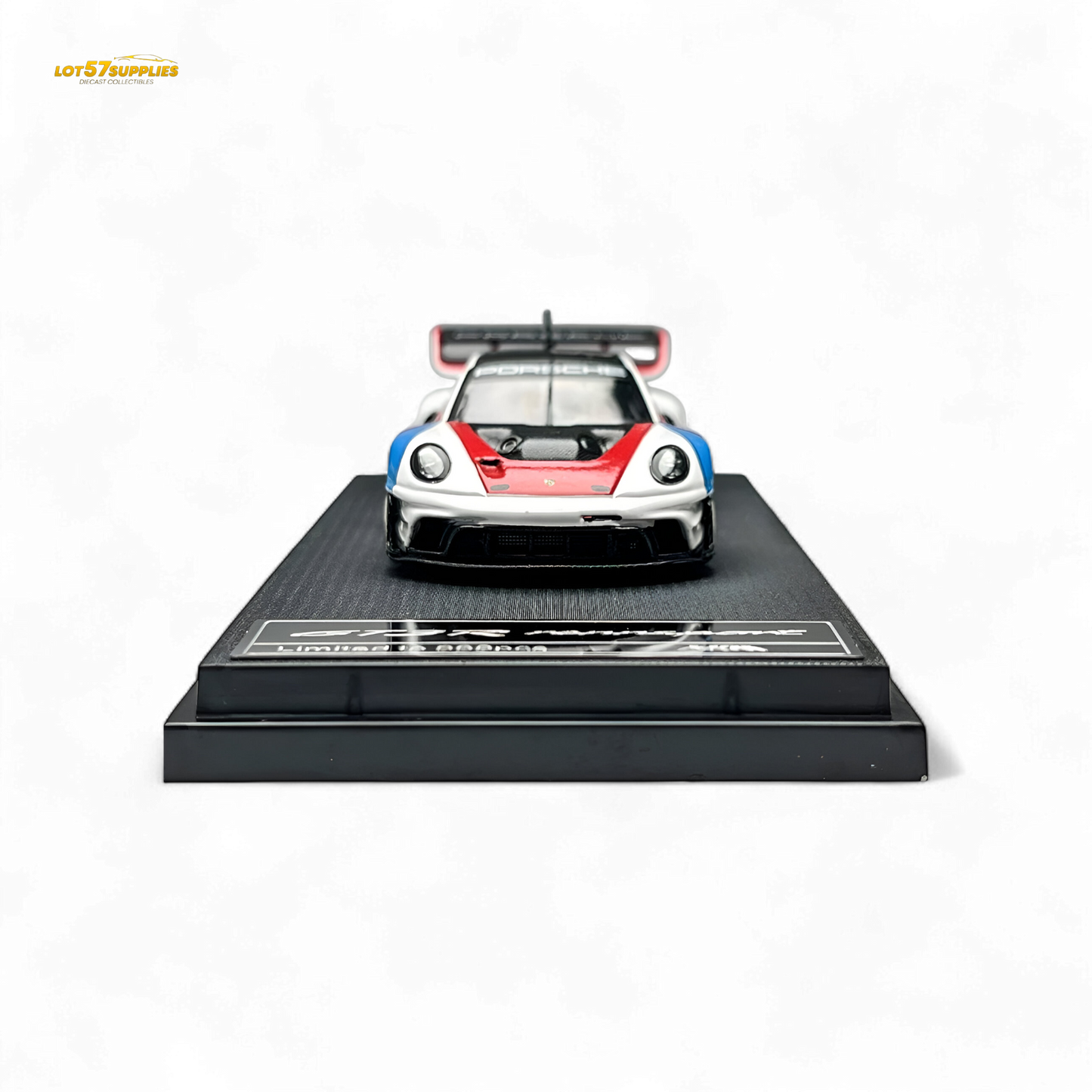(Pre-Order) HKM Model Porsche 911 (992) GT3 R Rennsport White #911 1:64