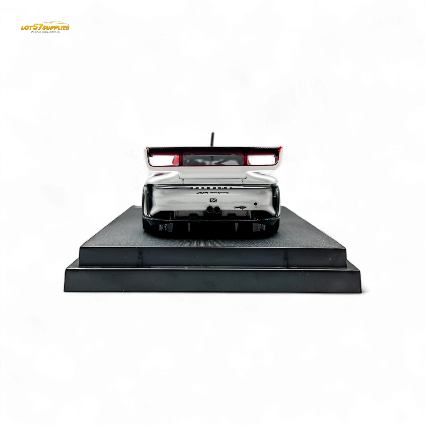 (Pre-Order) HKM Model Porsche 911 (992) GT3 R Rennsport White #911 1:64