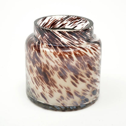 Splatter Pastel Glow Candle Elegant & Aromatic Wax Candle For Home & Office Long-Lasting Burn & Soothing Fragrance Perfect For Relaxation