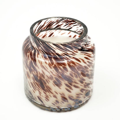 Splatter Pastel Glow Candle Elegant & Aromatic Wax Candle For Home & Office Long-Lasting Burn & Soothing Fragrance Perfect For Relaxation