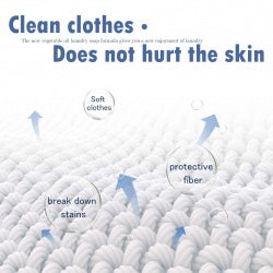 Jaysuing Laundry Soap, Clothes Clean Grease Mildew Spot Underwear Soap Hand Protection Deep Clean Easy To Bleach Hands