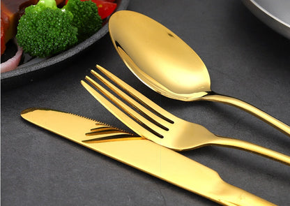 High-End Tableware 24-Piece Set – Elegant Dinnerware for Home & Special Occasions