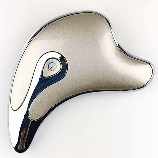 Electric Gua Sha Scraper Facial Massager – LED Light & Microcurrent Face Lifting, Slimming & Skin Rejuvenation Tool