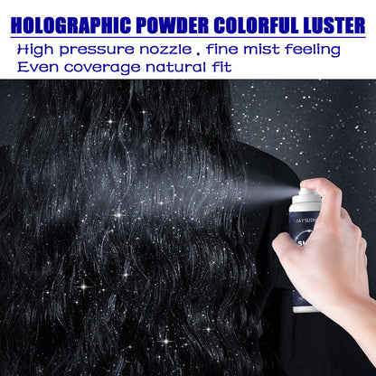 Brightening Glitter Spray Collarbone Hair Halloween Party Nightclub Dress Film Highlighter Spray Powder