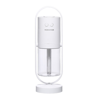 Magic Shadow USB Air Humidifier – Mini Ultrasonic Mist Maker with Projection Night Lights for Home, Car & Office