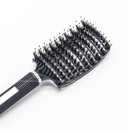 Detangler Hair Brush for Women, Nylon Bristle Scalp Massage Comb