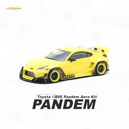 (Pre-Order) INNO64 Toyota GR86 Pandem - Yellow 1/64