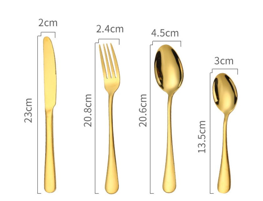 High-End Tableware 24-Piece Set – Elegant Dinnerware for Home & Special Occasions