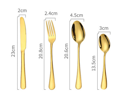 High-End Tableware 24-Piece Set – Elegant Dinnerware for Home & Special Occasions