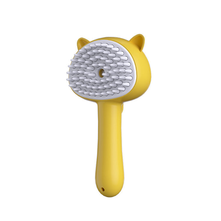 Multifunctional Pet Grooming Brush with Mist – Rechargeable Self-Cleaning Slicker Brush for Dogs & Cats