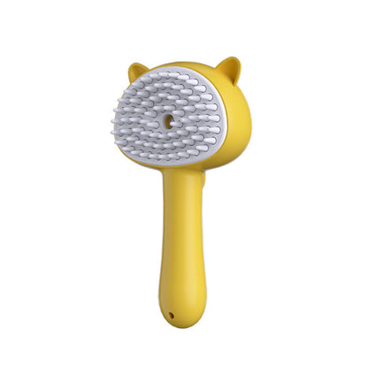 Multifunctional Pet Grooming Brush with Mist – Rechargeable Self-Cleaning Slicker Brush for Dogs & Cats