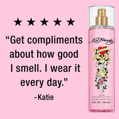 Ed Hardy Fine Fragrance Body Mist for Women 8.0 fl oz Long-Lasting Spray Perfume