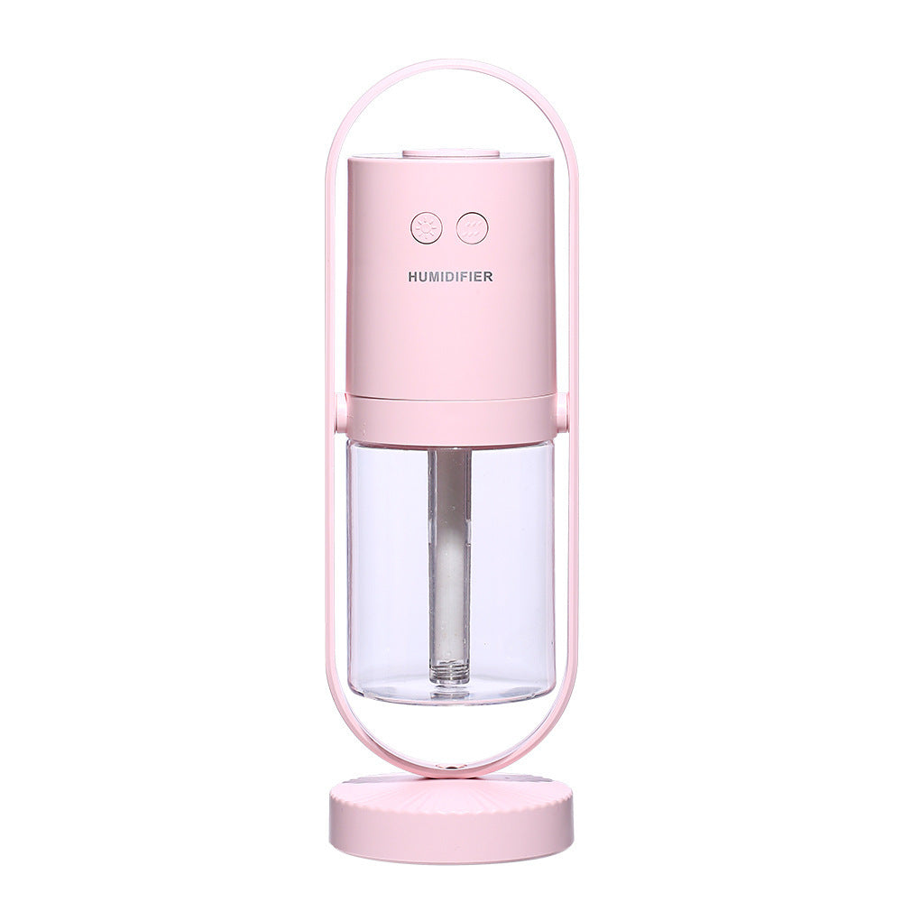 Magic Shadow USB Air Humidifier – Mini Ultrasonic Mist Maker with Projection Night Lights for Home, Car & Office