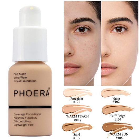 Explosive Press Type Oil Control Matte Concealer & Foundation Cream – Natural Color, Long-Lasting Coverage