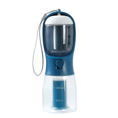 3-in-1 Portable Dog Water Cup, Food Container & Garbage Bag Holder – Multi-Functional Pet Travel Cup