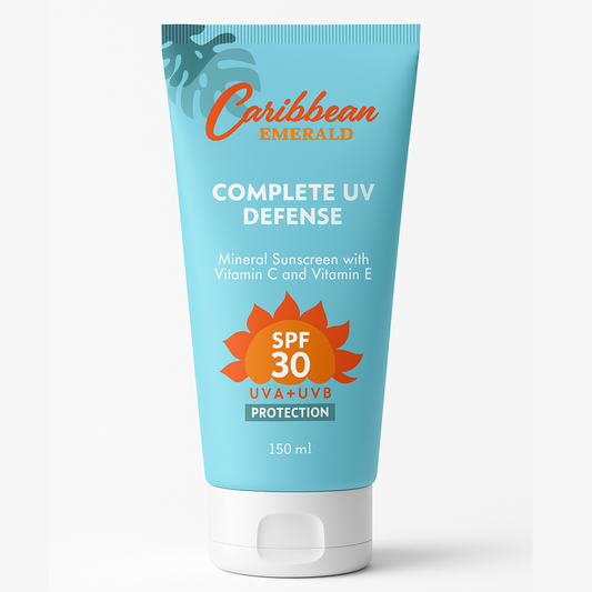 Mineral Sunscreen with Vitamin C and E SPF 30 - Reef-safe & lightweight formula