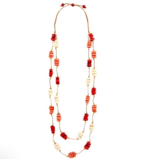 Caribbean Emerald Cherry Necklace