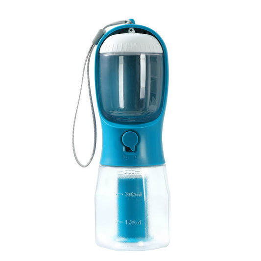 3-in-1 Portable Dog Water Cup, Food Container & Garbage Bag Holder – Multi-Functional Pet Travel Cup