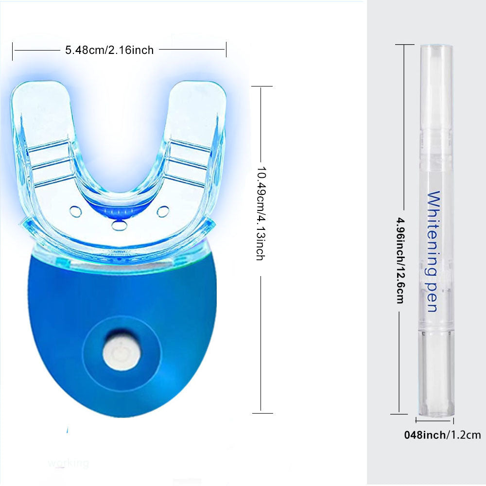 Professional Teeth Whitening Kit with 5X LED Light & Whitening Pens