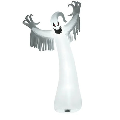 Spooky Halloween Inflatable Ghost – 12 Ft Tall Outdoor Decoration with LED Lights, Waterproof & Easy Setup