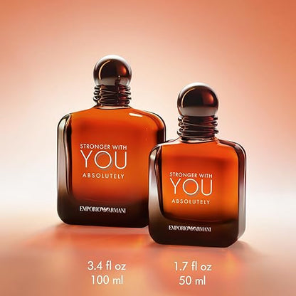 Emporio Armani Stronger With You ABSOLUTELY 3.3oz.Parfum Spray New in Sealed Box