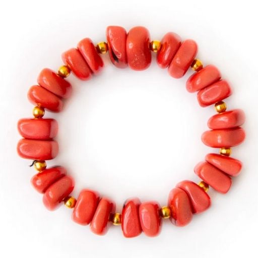 Caribbean Emerald Shelly Bracelet
