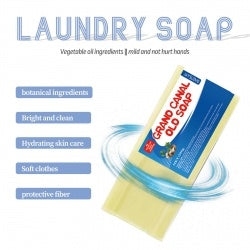 Jaysuing Laundry Soap, Clothes Clean Grease Mildew Spot Underwear Soap Hand Protection Deep Clean Easy To Bleach Hands