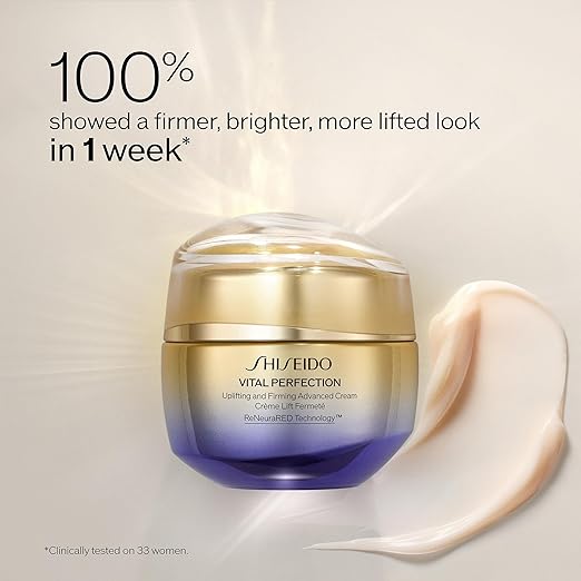Shiseido Vital Perfection Uplifting & Firming Cream 1.7 oz – Lifting, Brightening & Anti‑Aging Moisturizer