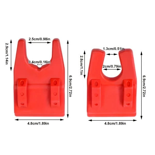8-Piece Fishing Organizer Set Adjustable Rod Holders