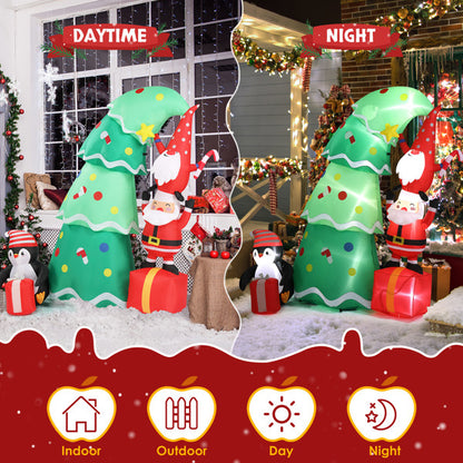 6ft 8 LED Lights Christmas Inflatable Decoration