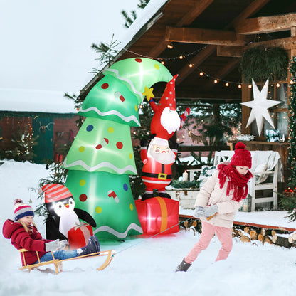 6ft 8 LED Lights Christmas Inflatable Decoration