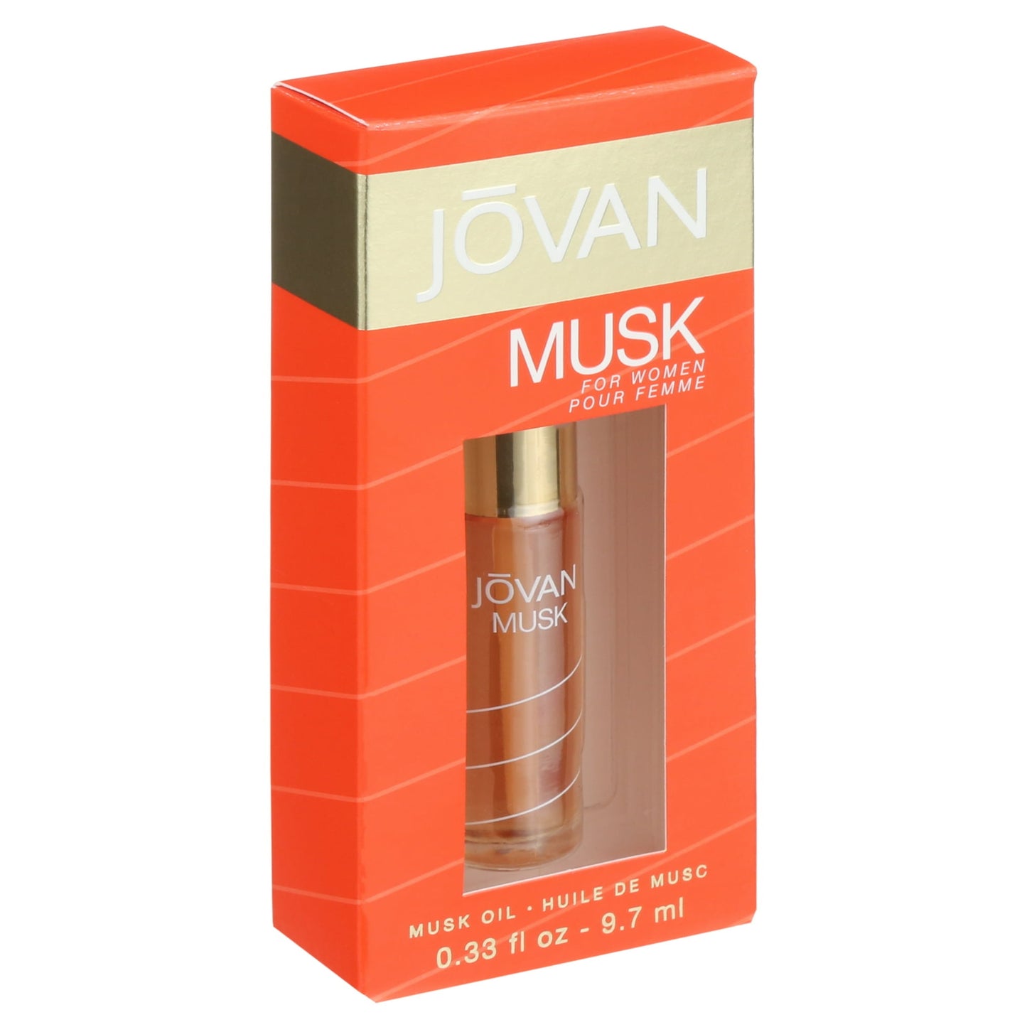 Jovan Musk Fragrance Oil for Women 0.33 oz Perfume Concentrated Roll On Travel