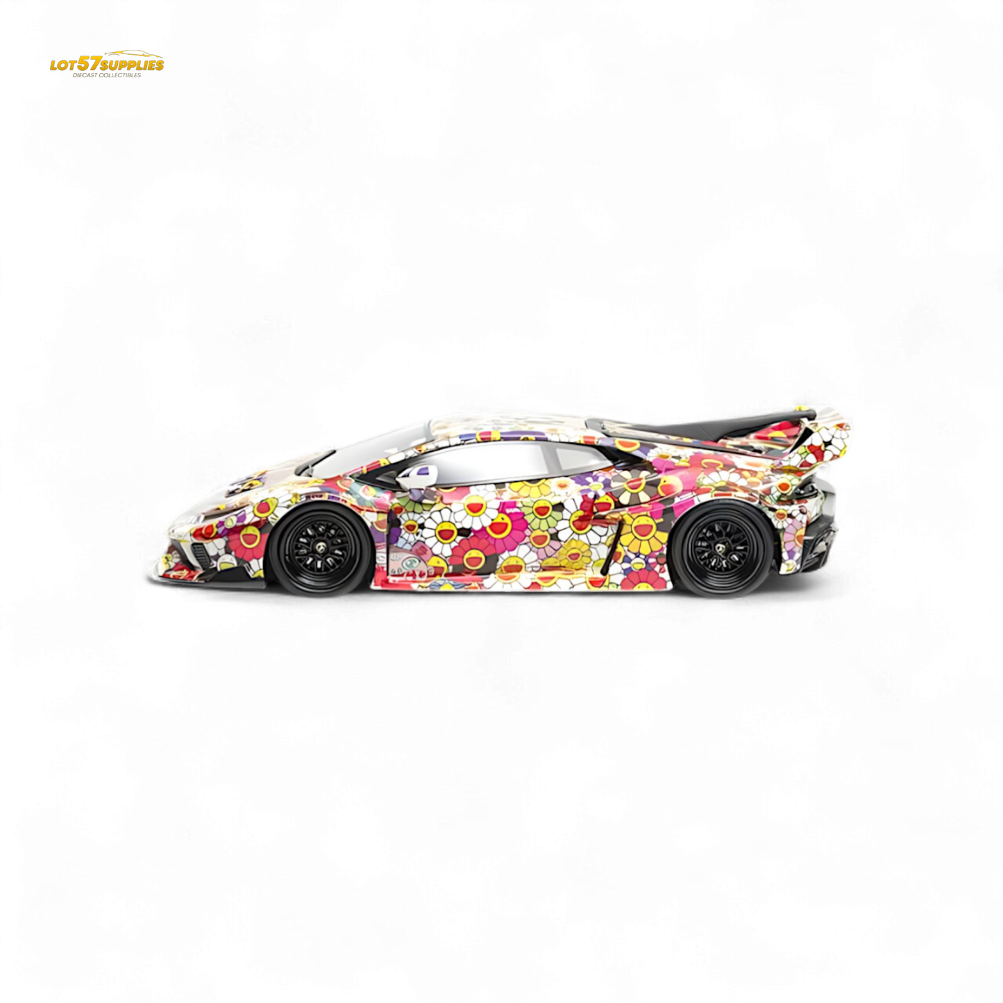 Flame Lamborghini Huracan GT LP610 Sun Flower Luminous 1:64
